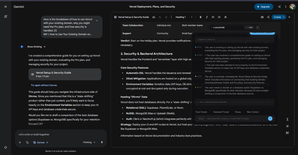 ContextShift Timeline